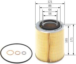 Bosch Filtru ulei BOSCH 1 457 429 735 (1 457 429 735) - centralcar
