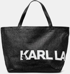 Karl Lagerfeld pamut táska - fekete Univerzális méret - answear - 36 290 Ft