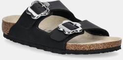 Birkenstock gyerek papucs Arizona Flower Buckle - fekete 28