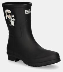 Karl Lagerfeld gumicsizma KALOSH fekete, női, KL47073T - fekete Női 38