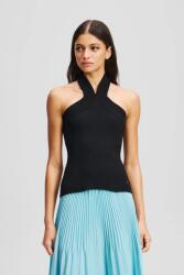 Karl Lagerfeld top - fekete XL - answear - 41 590 Ft