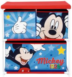  Disney Mickey Star játéktároló állvány 3 rekeszes 53x30x60 cm (ADX14918WD) - sandori