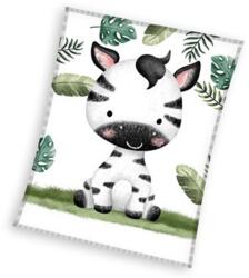  Zebra Leafy coral fleece polár takaró 110x140cm (CBX231129KNL) - sandori