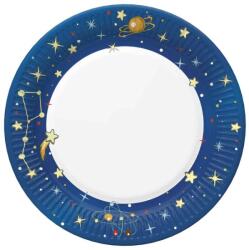  Űr Rockets&Aliens papírtányér 8 db-os 18 cm (PKK050815) - sandori