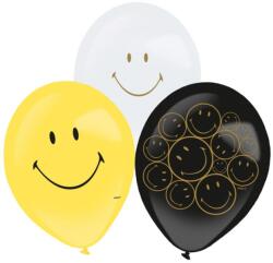  Emoji Smiley Originals léggömb, lufi 6 db-os 11 inch (27, 5 cm) (DPA9914446) - sandori