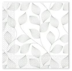 Levél Grey szalvéta 20 db-os 33x33 cm FSC (PNN96637)