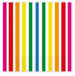  Színes Bright Colors szalvéta 20 db-os 33x33 cm FSC (PNN96732)