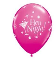  Lánybúcsú Hen Night léggömb, lufi 6 db-os 12 inch (30cm) (MLG191357) - sandori