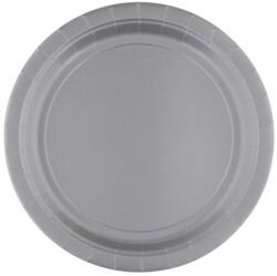  Ezüst Silver papírtányér 8 db-os 23 cm (DPA550151866) - sandori