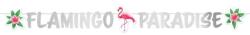  Flamingo Paradise papír felirat 135 cm (DPA9903332)