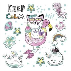  Állatos Cat Vibes szalvéta 20 db-os 33x33 cm (PKK049956) - sandori