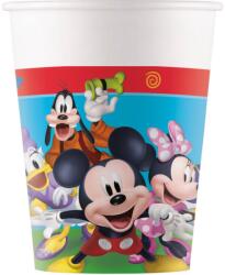  Disney Mickey Rock the House papír pohár 8 db-os 200 ml FSC (PNN93823)