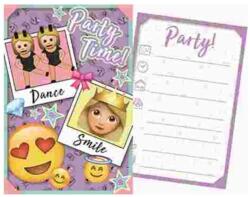  Emoji Purple Party Meghívó (ARJ008031K) - sandori