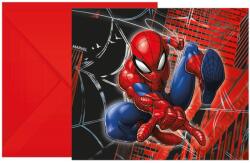  Pókember World of Webs party meghívó 6 db-os FSC (PNN97324) - sandori