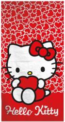  Hello Kitty Hearts fürdőlepedő, strand törölköző 70x140cm (Fast Dry) (AYM077896)
