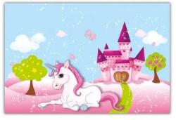  Unikornis Castle papír asztalterítő 120x180 cm FSC (PNN93793) - sandori