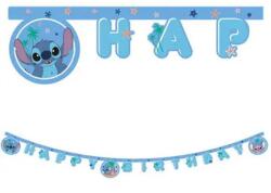 Disney Lilo és Stitch, A csillagkutya Angel Happy Birthday felirat FSC 2 m (PNN96912)