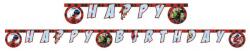  Katicabogár és Fekete macska kalandjai Hero Happy Birthday felirat 200 cm (PNN91350)