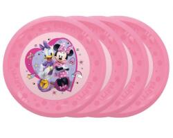  Disney Minnie Junior micro prémium műanyag lapostányér 4 db-os szett 21 cm (PNN96263)