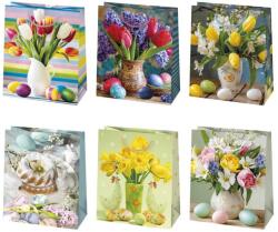  Húsvét Vase papír ajándéktasak, ajándékzacskó 19x23x10, 5 cm (PKK768353) - sandori