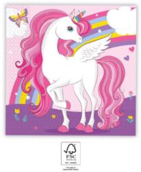  Unikornis Rainbow Colors szalvéta 20 db-os 33x33 cm FSC (PNN93760) - sandori