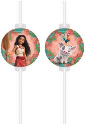  Disney Vaiana Sailing Spirit papír szívószál, 4 db-os szett FSC (PNN97380) - sandori