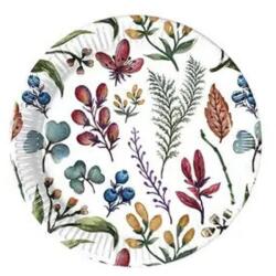  Virág Herbs papírtányér 8 db-os 20 cm (PNN95202)