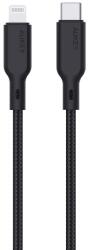 AUKEY Cablu alimentare si date Aukey, USB Type-C (T) la USB Lighting, 1.2m, 480 Mbps, 87W, braided, negru (LLTSN1049127) - pcone