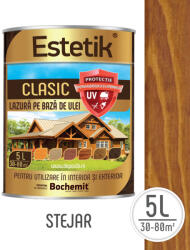 Estetik Clasic Lazura lemn ESTETIK CLASIC 5L STEJAR, protectie UV (ESTKCLAS-STE-5L)