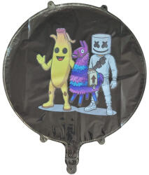 Personalizabil Balon rotund negru personalizabil Fortnite 45 cm - articole-petreceri - 19,99 RON
