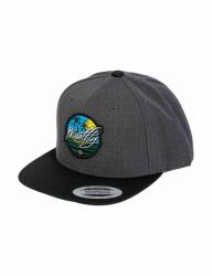 Meatfly шапка с козирка Flanker Snapback Beach / Charcoal / Black | Черна Meatfly | Cheren | МЪЖЕ | ЕДИН РАЗМЕР