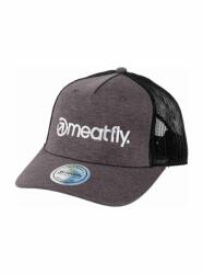 Meatfly шапка с козирка Horton Trucker Grey / White Logo | Черна | Размер Meatfly | Cheren | МЪЖЕ | ЕДИН РАЗМЕР