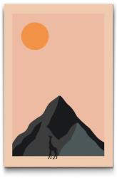  Festés számok szerint - Boho zsiráf Méret: 20x30cm, Keretezés: Keret nélkül (csak a vászon)