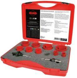 RUKO Set Profesional 9 Carote Bimetal HSS PK2 Ø19-64 mm (RK.106306)