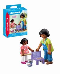 Playmobil - Figurina mesterita cu fetita (PM71881) - ejuniorul
