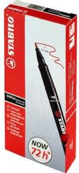 STABILO OHPen 842"F" 10db/csomag piros permanent marker (842/40B10) (842/40B10)