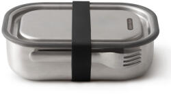 black+blum Кутия за храна Black+Blum BAM-SS-L018, 1 l, Правоъгълна, Подходяща за фурна, Без BPA, Неръждаема стомана, Сив (BAM-SS-L018)