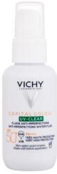 Vichy Capital Soleil UV-Clear Anti-Imperfections Water Fluid SPF50+ napozófolyadék bőrhibák ellen 40 ml nőknek