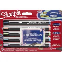 Scrikss Sharpie kreatív akril marker készlet, 5 db, Pasztell (2213380)