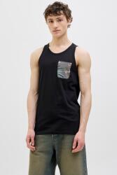 JACK & JONES Jack & Jones, Pamuttop mellzsebbel, Fekete, XL (12269321-BLACK-XL)