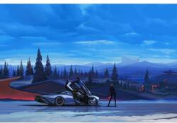  Mclaren Speedtail Tribute poszter, 61x90cm, poster2254, Többszínű (poster2254)