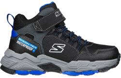 Skechers Skechers, Drollix-Ventureru vízálló sneaker, Fekete, Szürke, Királykék, 28 EU (406418L-BKRY-28)