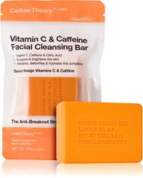 Carbon Theory Facial Cleansing Bar Vitamin C & Caffeine tisztító szappan arcra C vitamin Orange 100 g