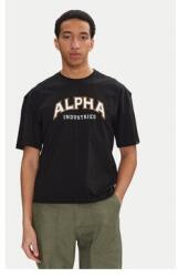 Alpha Industries férfi póló, 146501, pamut, XL INTL, fekete (0000305301154_XL)