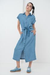 Benetton United Colors of Benetton, Vékony lyocell ingruha, Púderkék, S (4KHNDV0BI-902-S)
