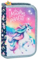 DERFORM Unikornisos felszerelt tolltartó - Unicorn powers (PWJJR16) (PWJJR16)