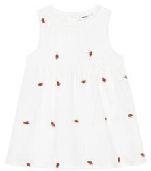 NAME IT lányruha, 13240054, biopamut, Fehér, 80 CM (0000304937293_80)