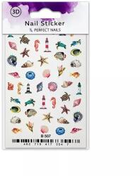 Perfect Nails Körömmatrica - 3D Sea World