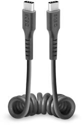 SBS USB-C - USB-C spirál kábel, 50 centiméteres