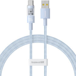 Baseus - Data Cable Gem (P10373002311-00) - USB-ről Type-C-re, Szupergyors Töltés 100W, 1m - Galaxy Kék
